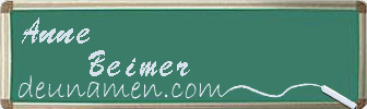 Anne Beimer Visitenkarte
